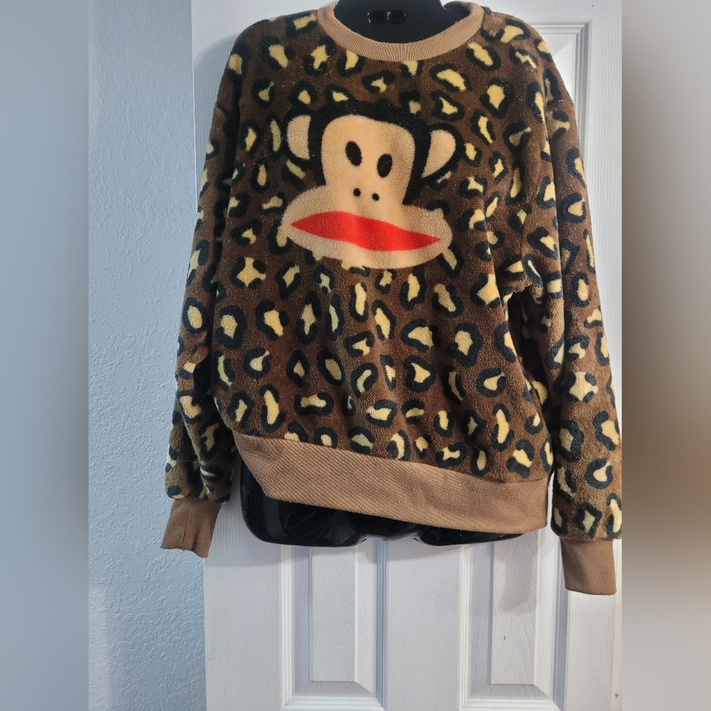 Paul Frank Juniors Leprod Print Sweater Xs